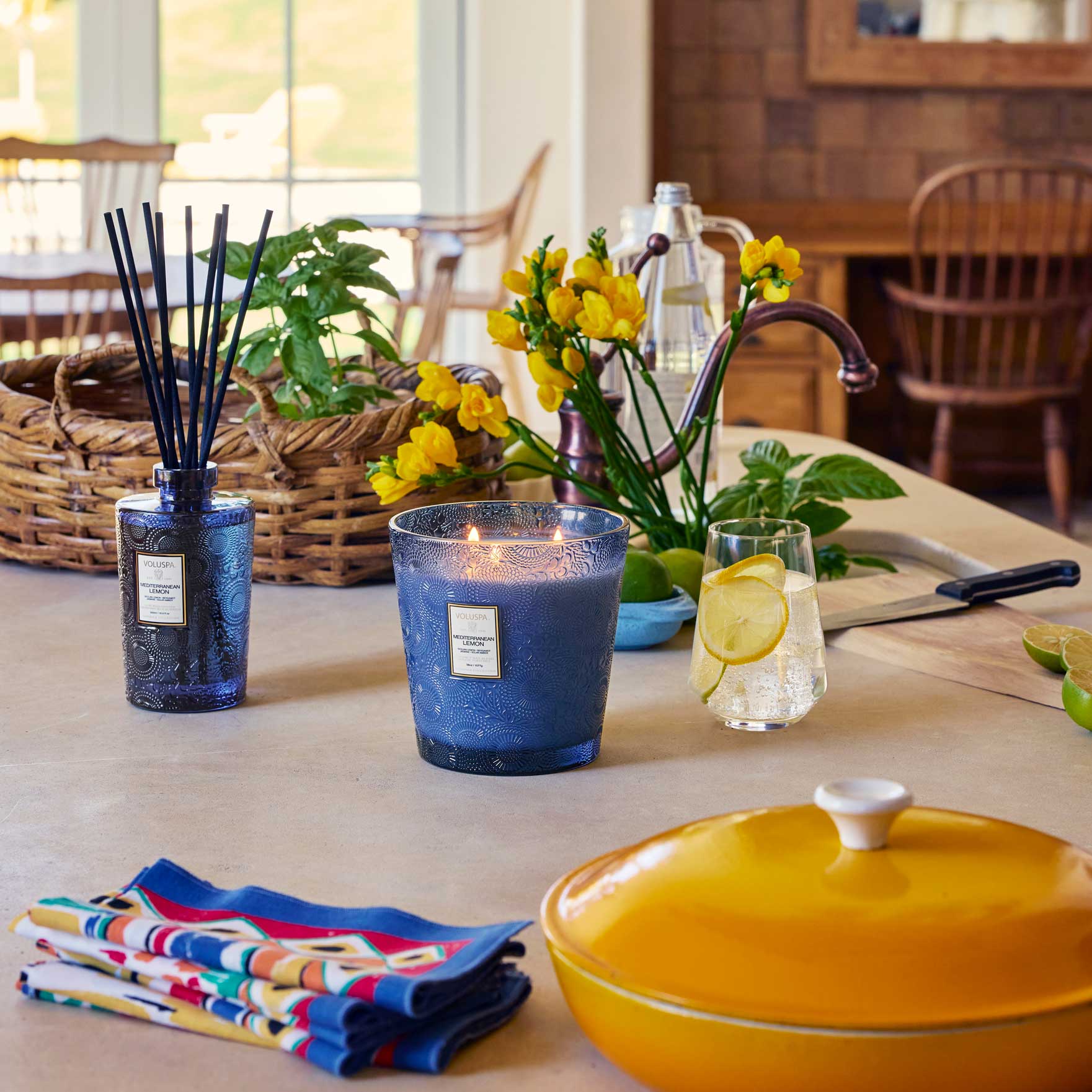 Mediterranean Lemon - Luxe Reed Diffuser Refill - Image 2