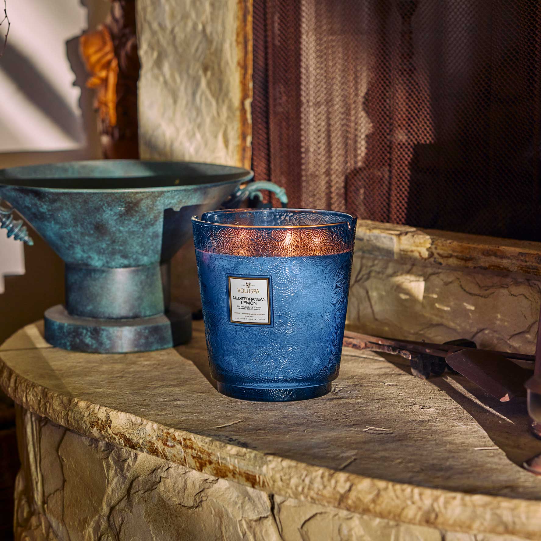 Mediterranean Lemon - 5 Wick Hearth Candle - Image 3