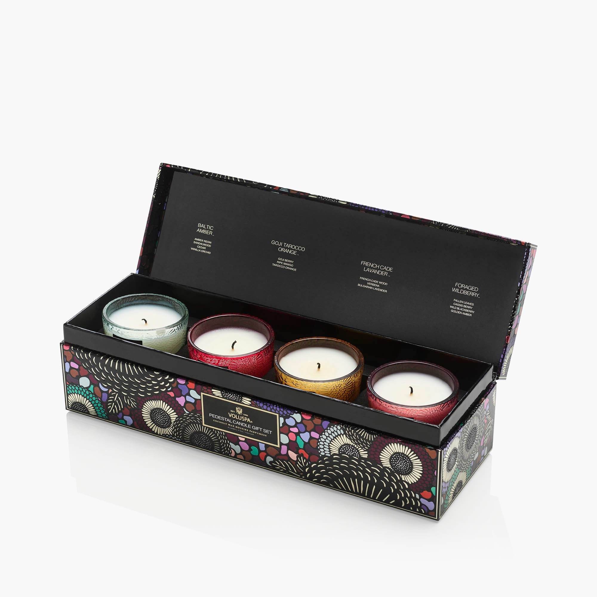Japonica Best Sellers - 4 Petite Pedestal Candle Gift Set - Image 2