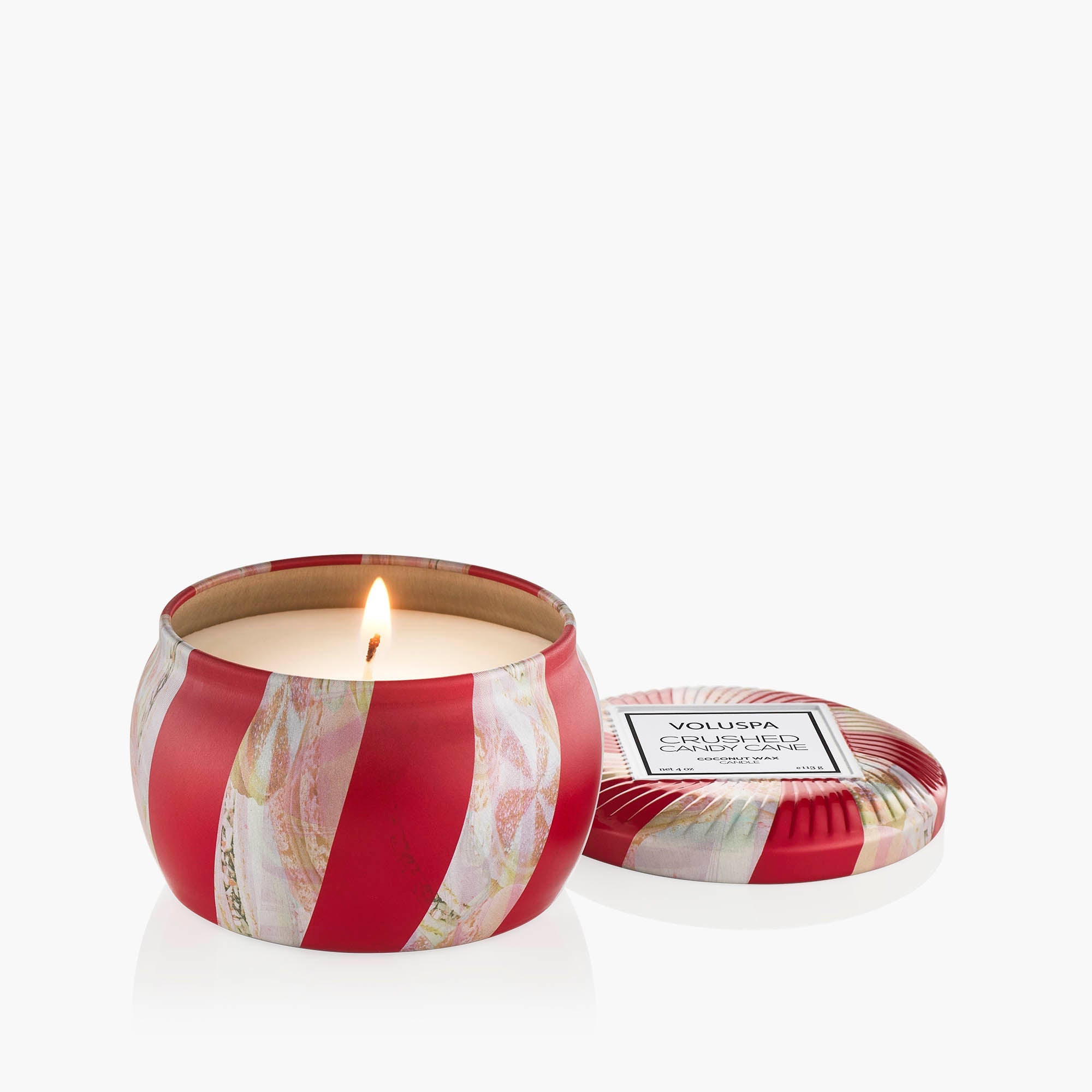 Crushed Candy Cane - Mini Tin Candle - Image 4