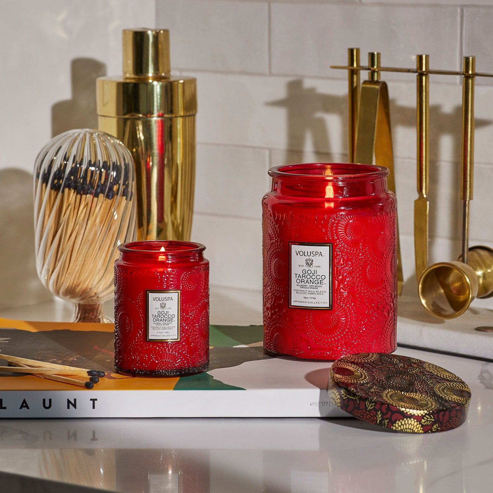 Goji Tarocco Orange - Small Jar Candle - Image 2