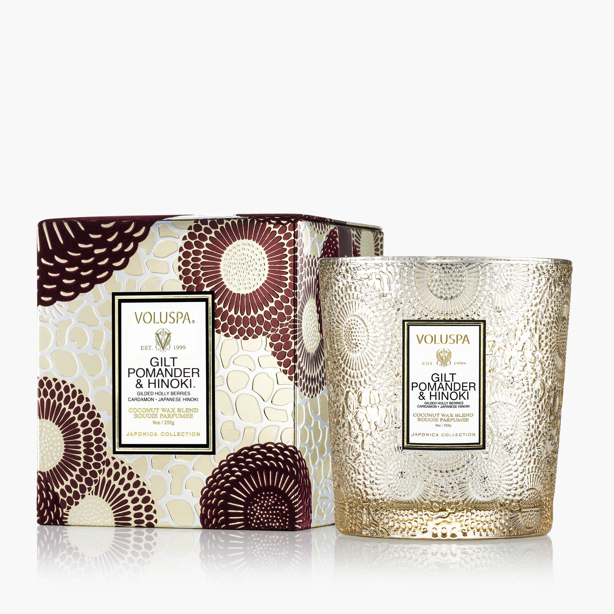 Gilt Pomander & Hinoki - Classic Candle