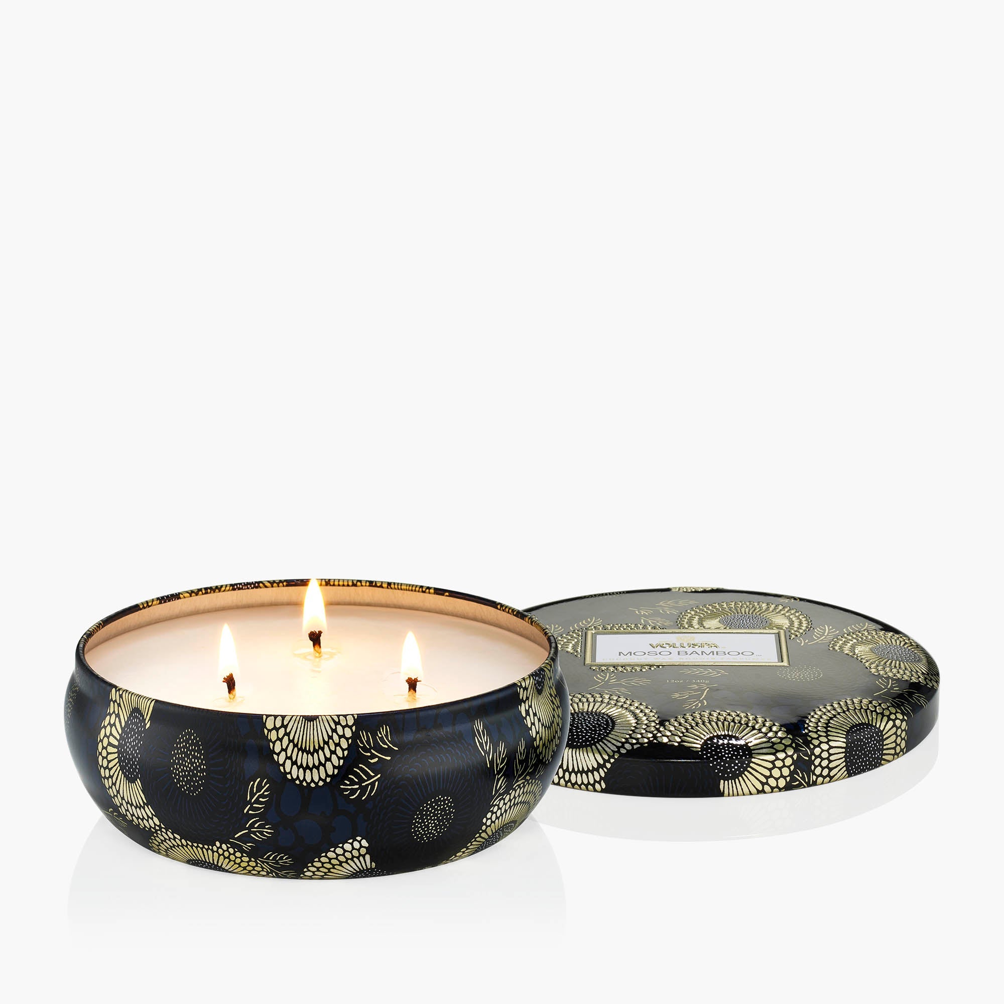 Moso Bamboo - 3 Wick Tin Candle - Image 3