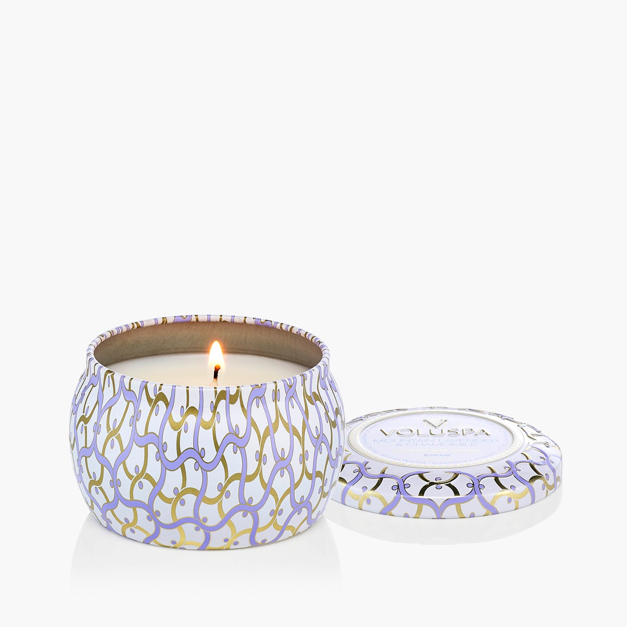 Mountain Lavender & Chamomile - Mini Tin Candle - Image 4