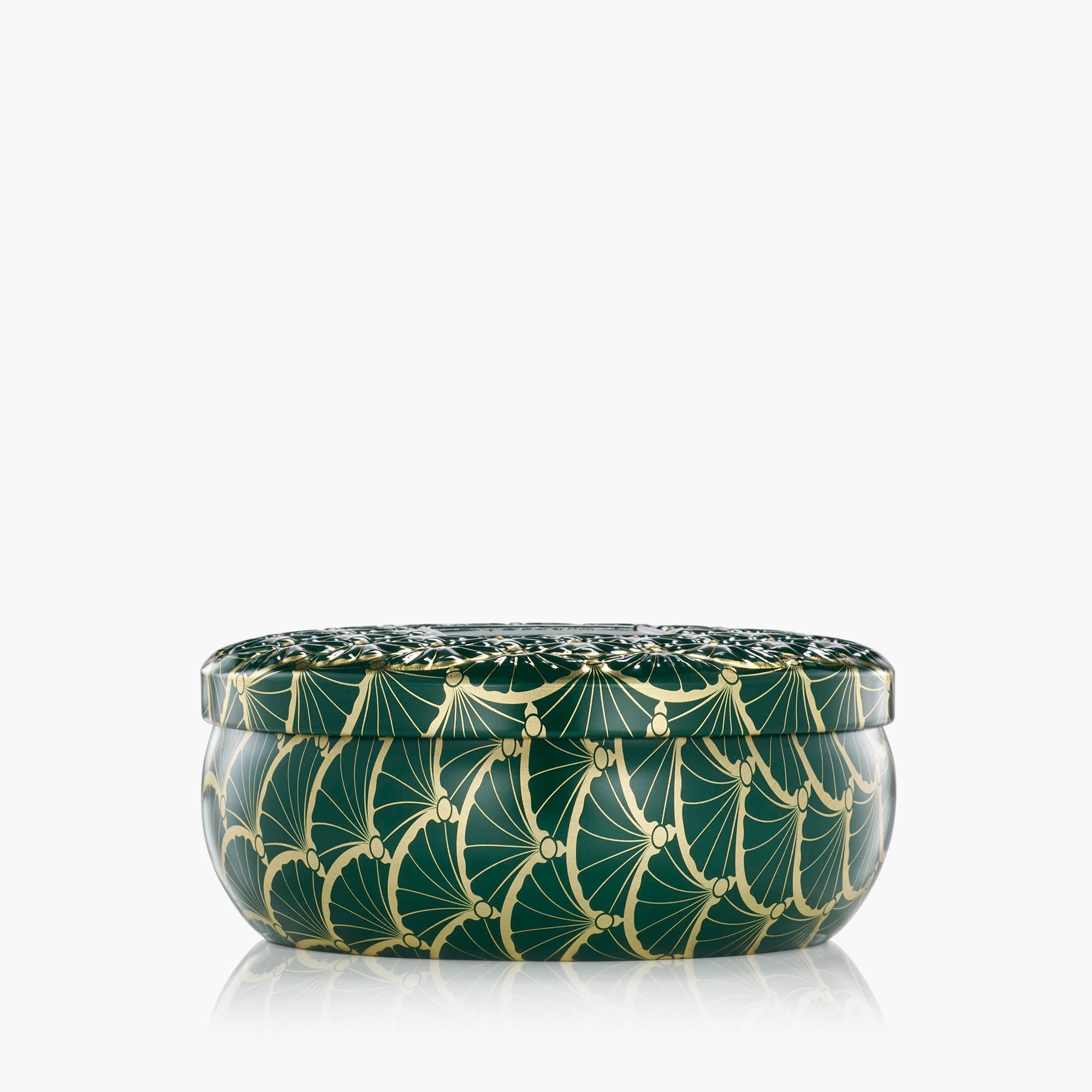 Noble Fir Garland - 3 Wick Tin Candle - Image 4