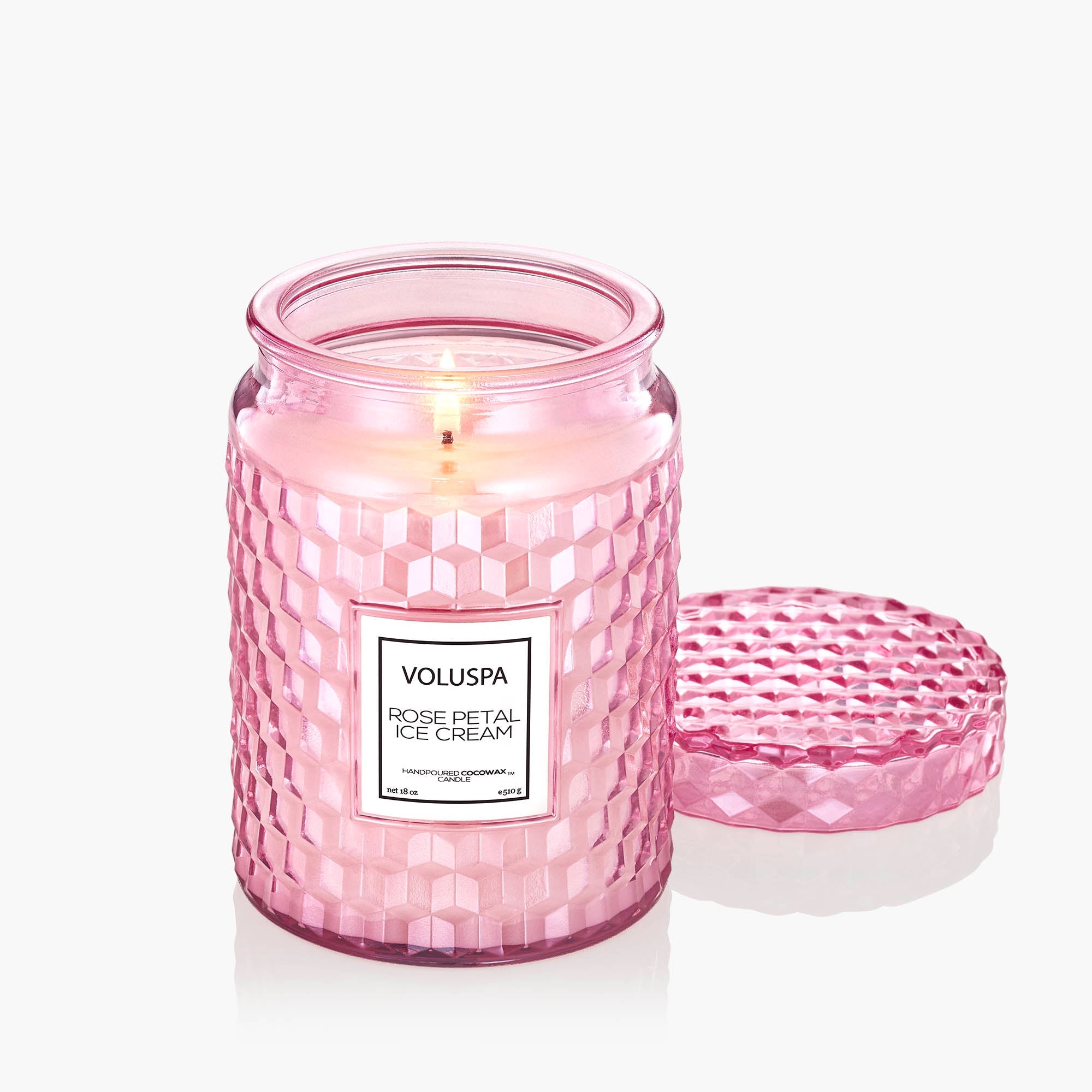 Rose Petal Ice Cream - Large Jar Candle - Image 2