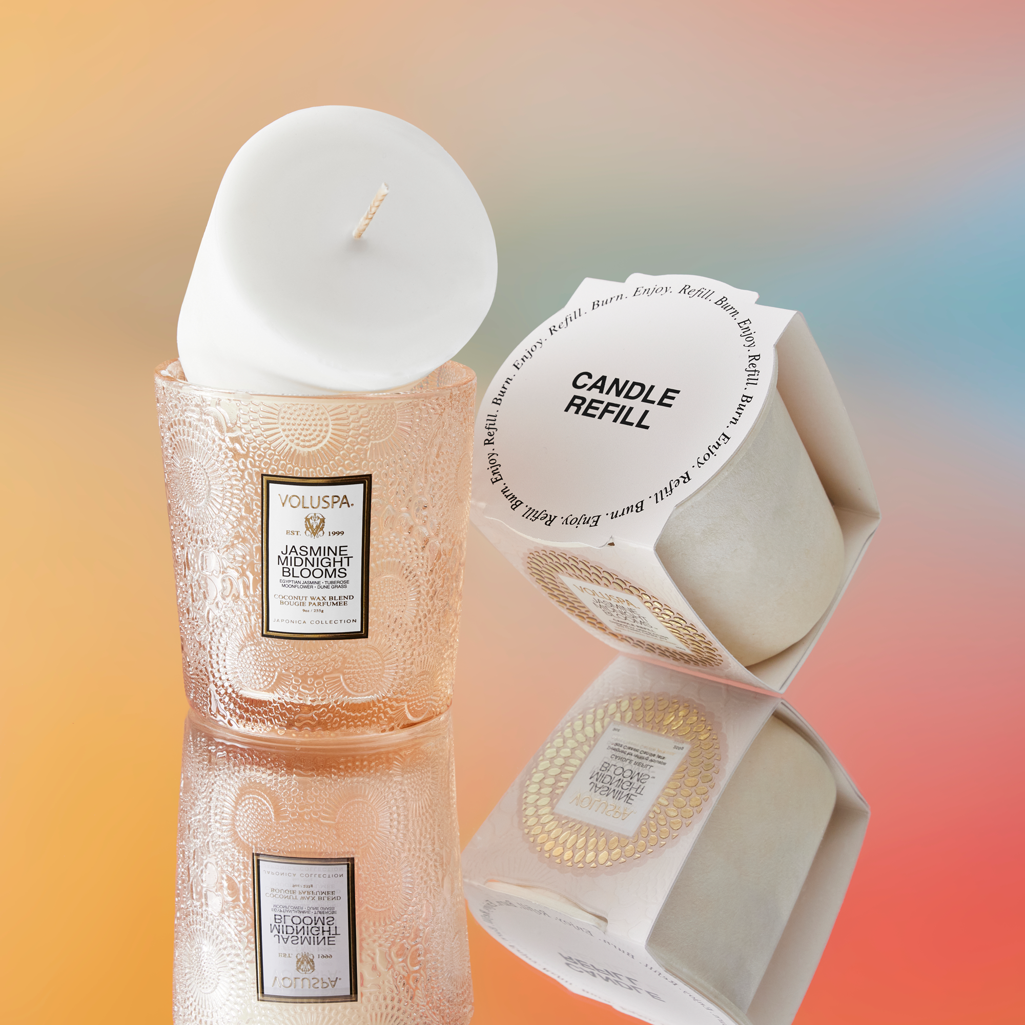 Jasmine Midnight Blooms - Classic Candle Refill - Image 2