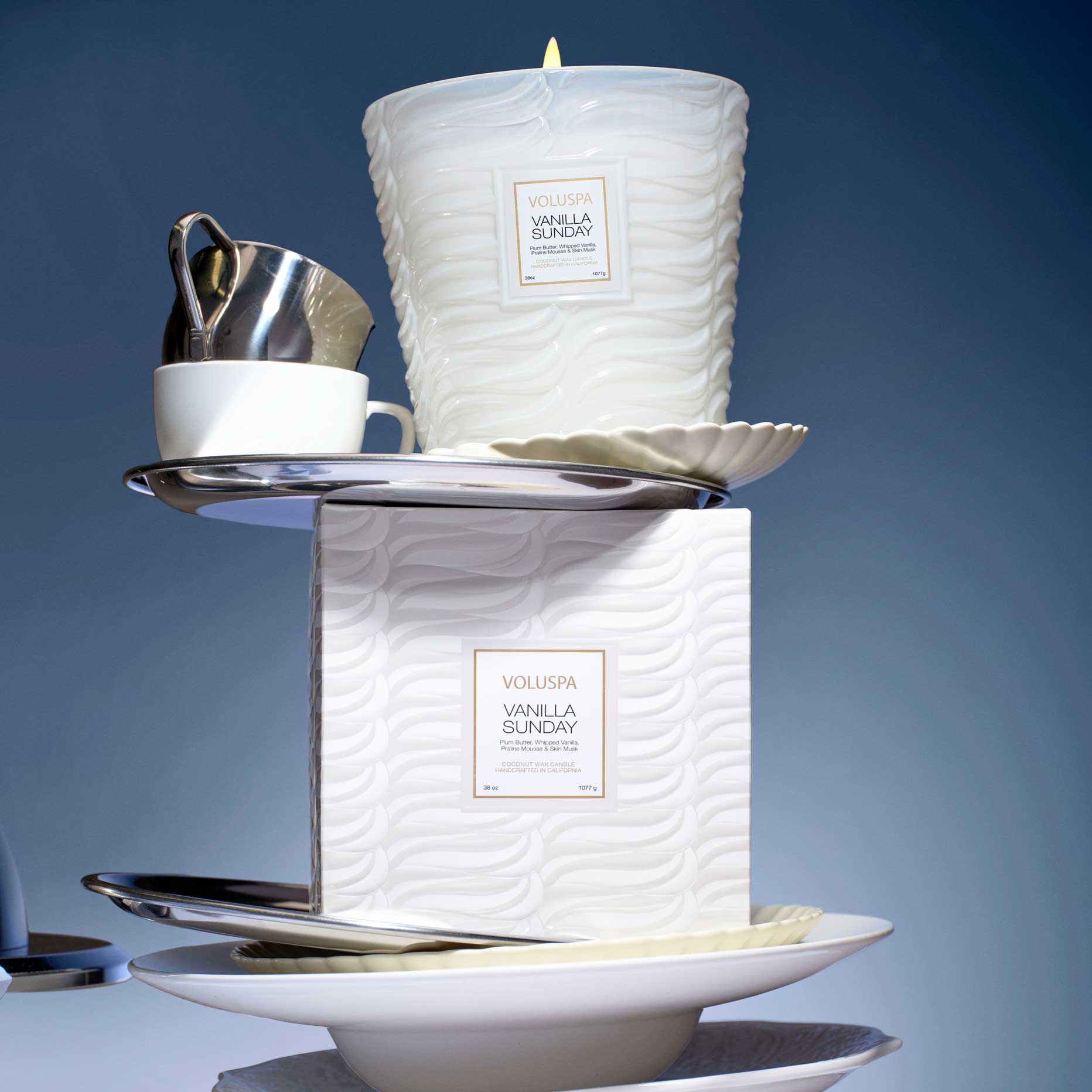 Vanilla Sunday - 3 Wick Hearth Candle - Image 4