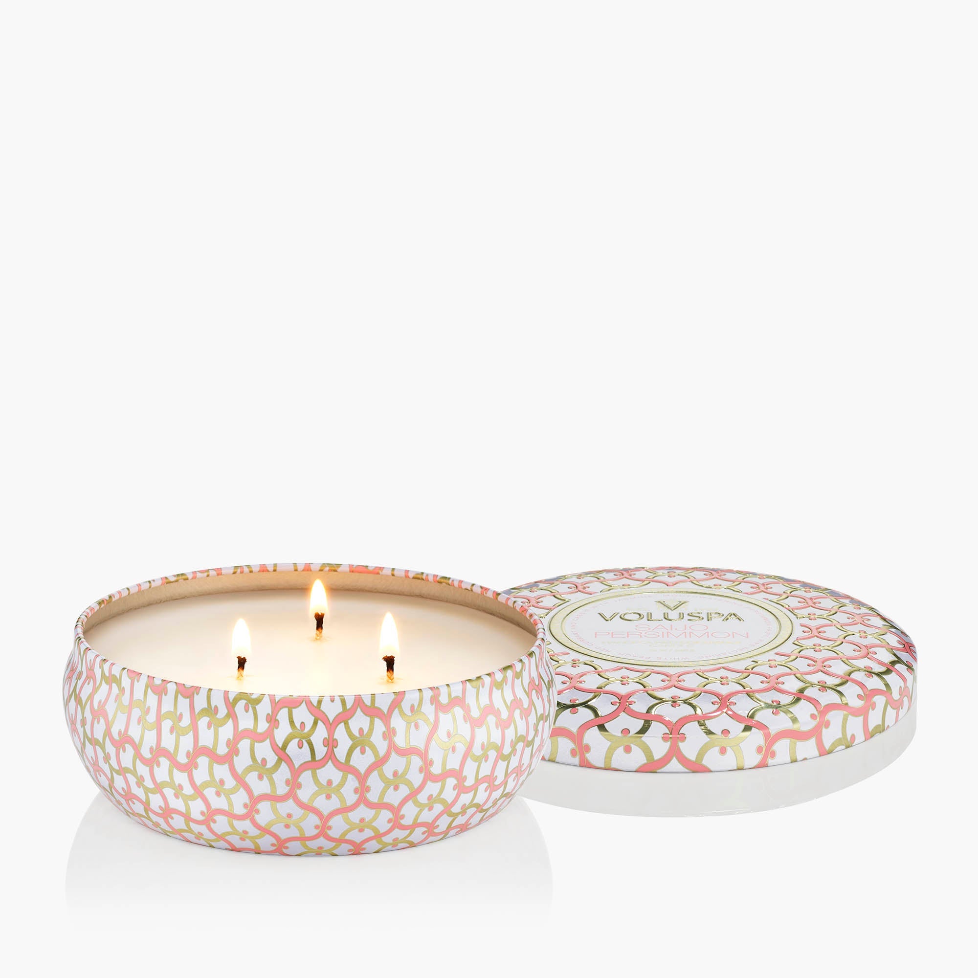 Saijo Persimmon - 3 Wick Tin Candle - Image 3