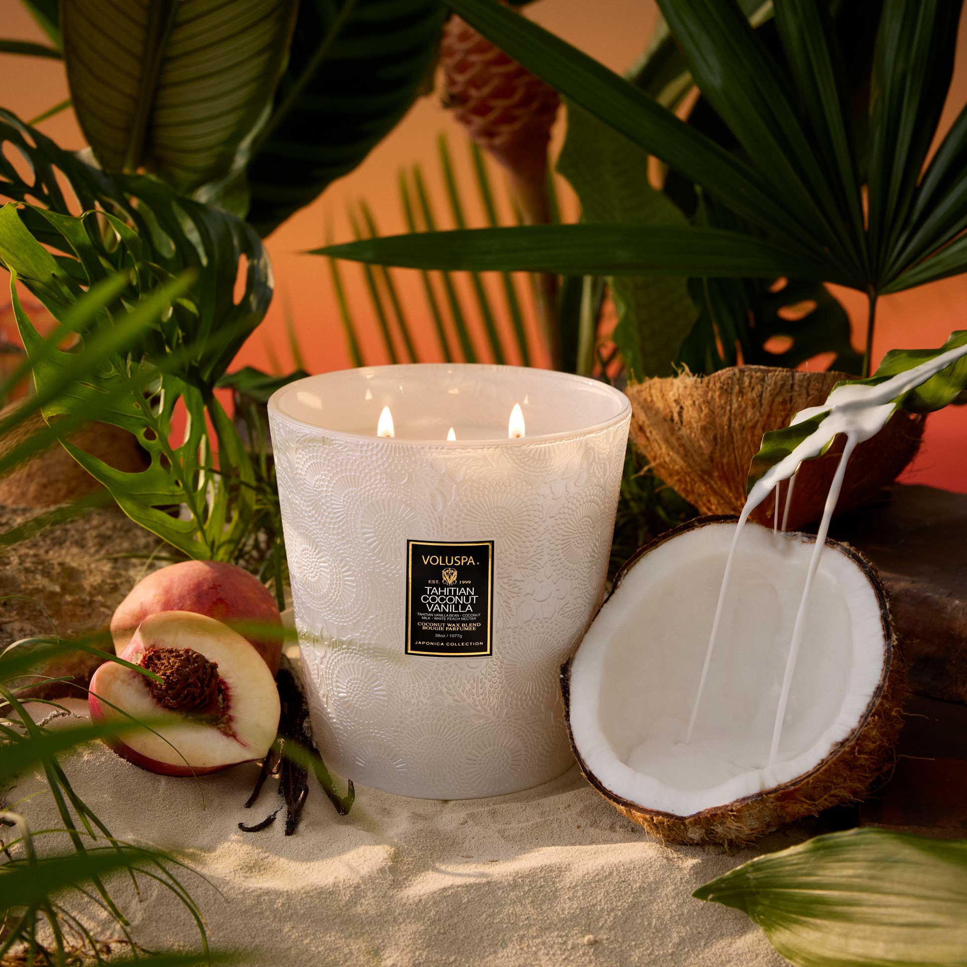 Tahitian Coconut Vanilla - 3 Wick Hearth Candle - Image 3