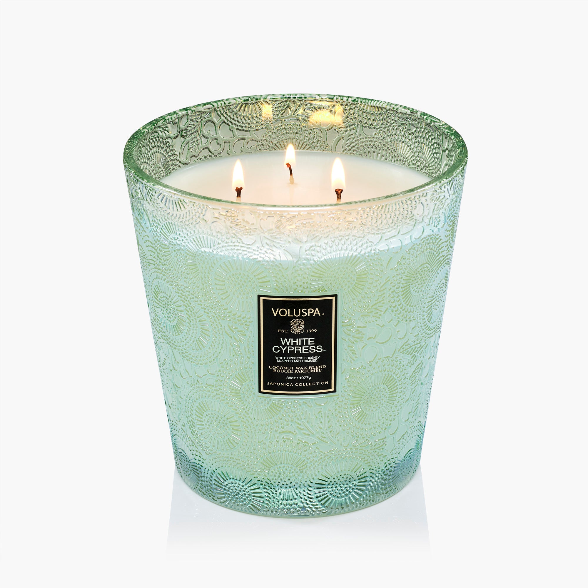 White Cypress - 3 Wick Hearth Candle - Image 4