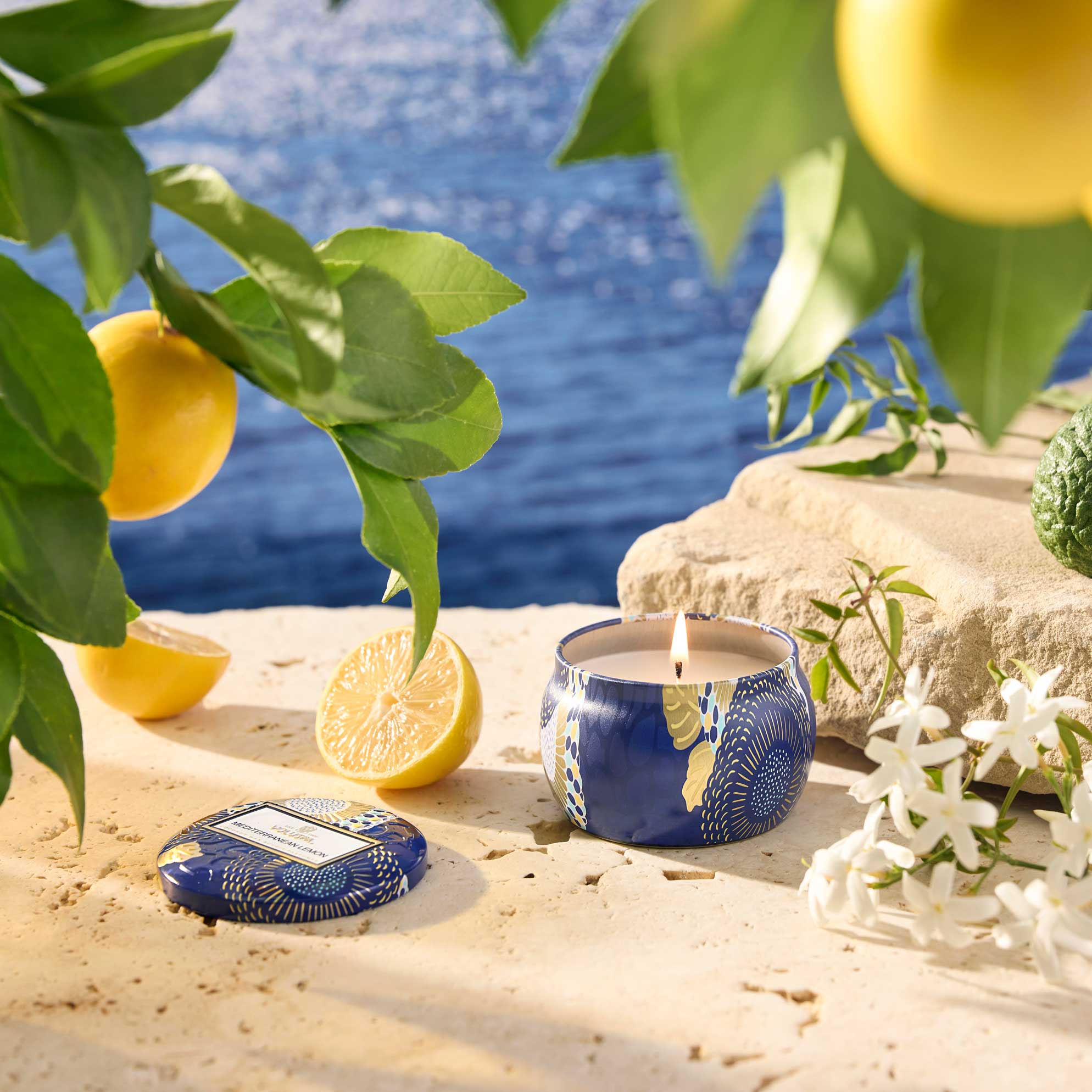 Mediterranean Lemon - Mini Tin Candle - Image 3